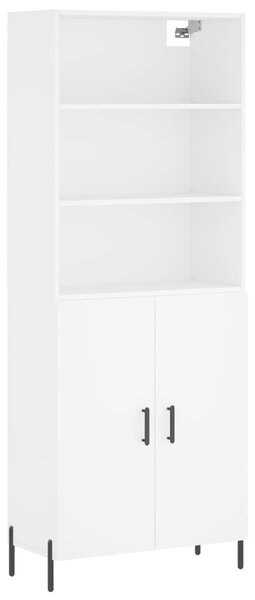 Skříň highboard bílá 69,5 x 34 x 180 cm kompozitní dřevo 3189261