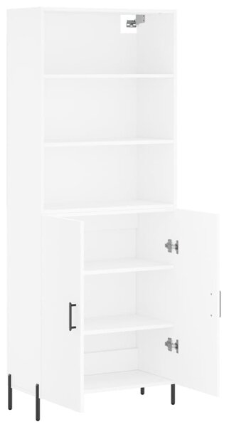 Skříň highboard bílá 69,5 x 34 x 180 cm kompozitní dřevo 3189261