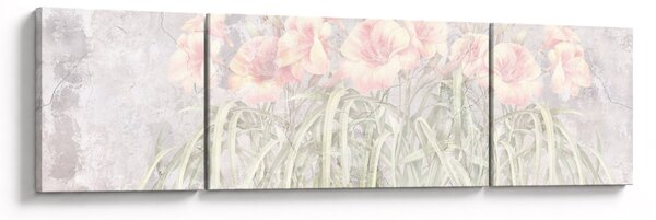 Obraz - Freska lilií (170x50 cm)