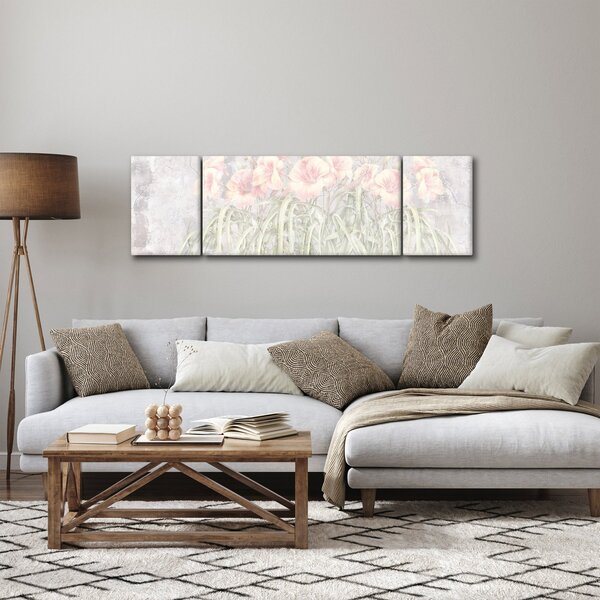 Obraz - Freska lilií (170x50 cm)