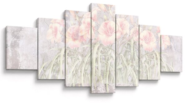 Obraz - Freska lilií (210x100 cm)