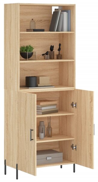 Skříň highboard dub sonoma 69,5 x 34 x 180 cm kompozitní dřevo 3189264