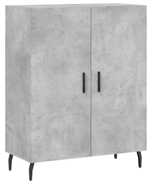 Skříň highboard betonově šedá 69,5x34x180 cm kompozitní dřevo 3189273