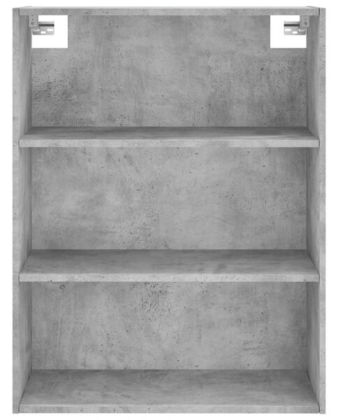 Skříň highboard betonově šedá 69,5x34x180 cm kompozitní dřevo 3189481