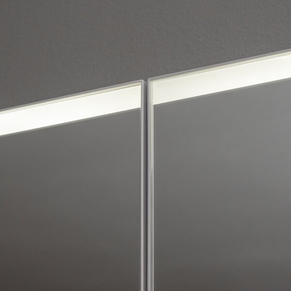 BRILAGI - LED Zrcadlová koupelnová skříňka s podsvícením BRONTE DOUBLE 60x75 cm
