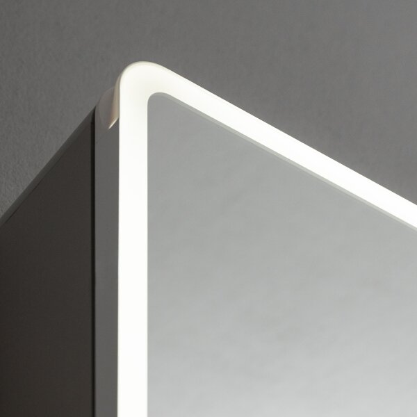 BRILAGI - LED Zrcadlová koupelnová skříňka s podsvícením AVOLA SINGLE 55x70 cm