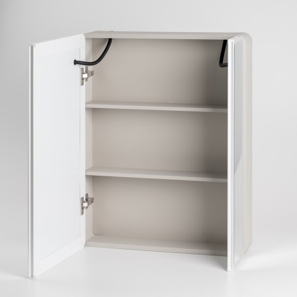 BRILAGI - LED Zrcadlová koupelnová skříňka s podsvícením BRONTE DOUBLE 60x75 cm