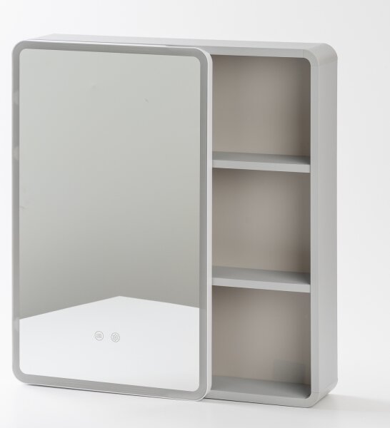 BRILAGI - LED Zrcadlová koupelnová skříňka s podsvícením NOTO SINGLE 60x65 cm