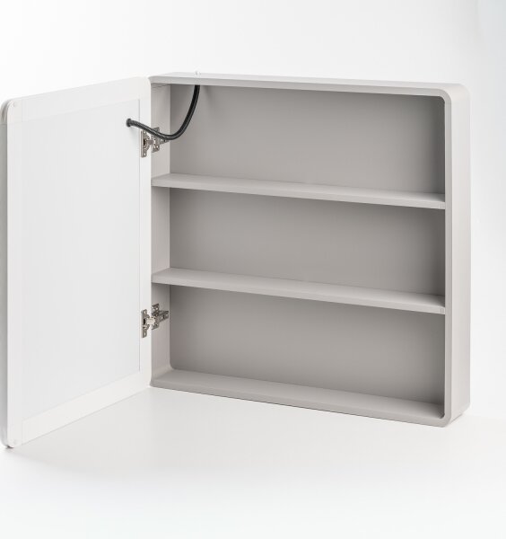 BRILAGI - LED Zrcadlová koupelnová skříňka s podsvícením AVOLA SINGLE 75x70 cm