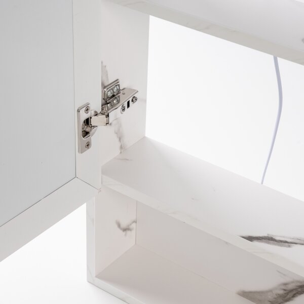 BRILAGI - LED Zrcadlová koupelnová skříňka s podsvícením TRABIA DOUBLE 60x70 cm