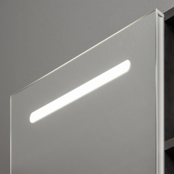 BRILAGI - LED Zrcadlová koupelnová skříňka s podsvícením TRABIA SINGLE 60x70 cm