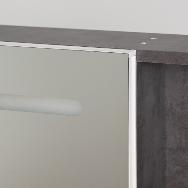 BRILAGI - LED Zrcadlová koupelnová skříňka s podsvícením TRABIA SINGLE 60x70 cm