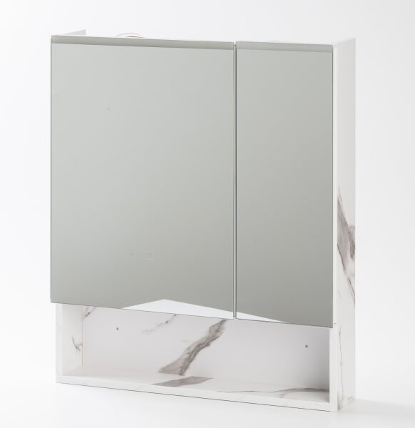 BRILAGI - LED Zrcadlová koupelnová skříňka s podsvícením TRABIA DOUBLE 60x70 cm