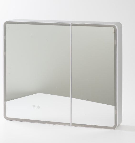 BRILAGI - LED Zrcadlová koupelnová skříňka s podsvícením NOTO DOUBLE 78x65 cm