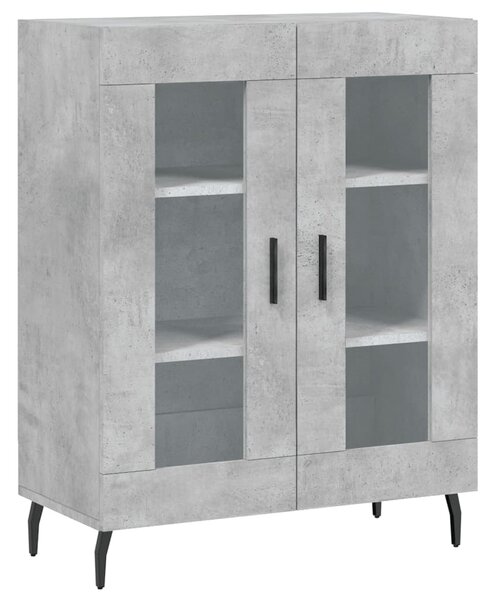 Skříň highboard betonově šedá 69,5x34x180 cm kompozitní dřevo 3189337