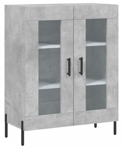 Skříň highboard betonově šedá 69,5x34x180 cm kompozitní dřevo 3189329