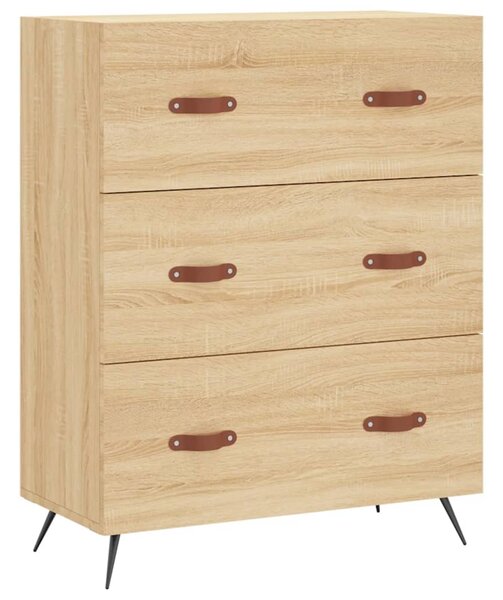 Skříň highboard dub sonoma 69,5 x 34 x 180 cm kompozitní dřevo 3198380