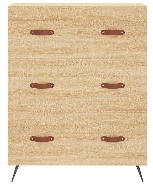Skříň highboard dub sonoma 69,5 x 34 x 180 cm kompozitní dřevo 3198380