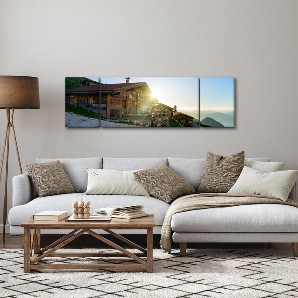 Obraz - Ráno v alpách, Tyrolsko (170x50 cm)