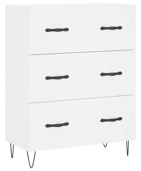 Skříň highboard bílá 69,5 x 34 x 180 cm kompozitní dřevo 3189373