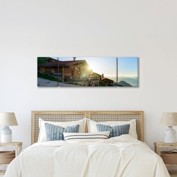 Obraz - Ráno v alpách, Tyrolsko (170x50 cm)
