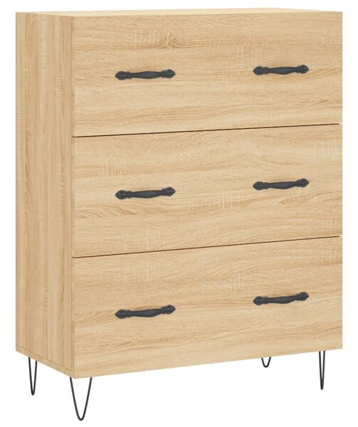 Skříň highboard dub sonoma 69,5 x 34 x 180 cm kompozitní dřevo 3189376