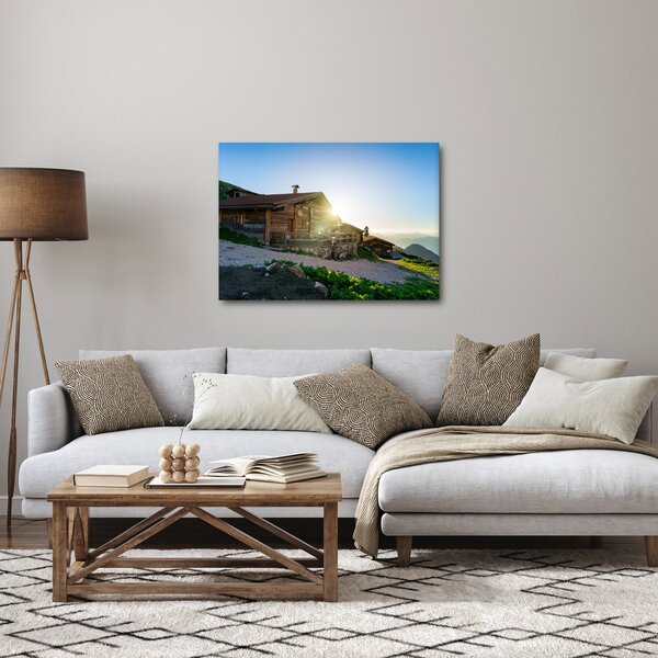 Obraz - Ráno v alpách, Tyrolsko (70x50 cm)