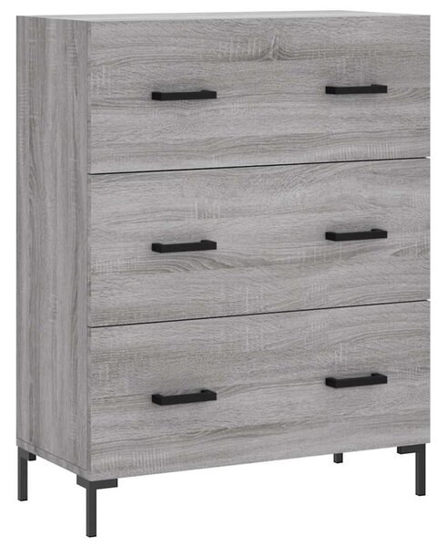 Skříň highboard šedá sonoma 69,5 x 34 x 180 cm kompozitní dřevo 3189387