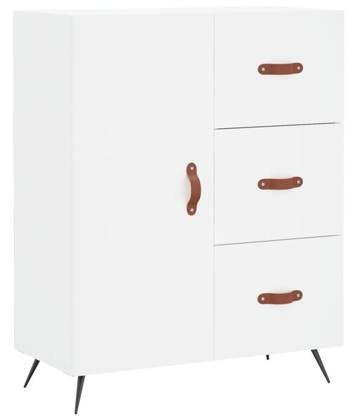 Skříň highboard bílá 69,5 x 34 x 180 cm kompozitní dřevo 3189413