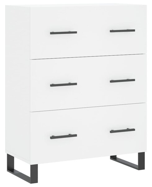 Skříň highboard bílá 69,5 x 34 x 180 cm kompozitní dřevo 3189405