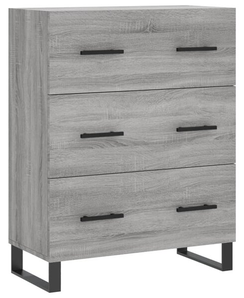 Skříň highboard šedá sonoma 69,5 x 34 x 180 cm kompozitní dřevo 3189411