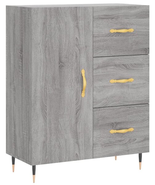 Skříň highboard šedá sonoma 69,5 x 34 x 180 cm kompozitní dřevo 3189427