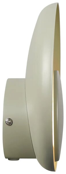 Nordlux Zelené kovové nástěnné LED světlo Marsi 21 cm