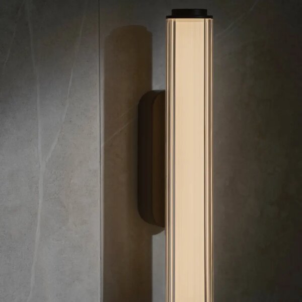 Nordlux Černé kovové nástěnné LED světlo Virelle 50 cm