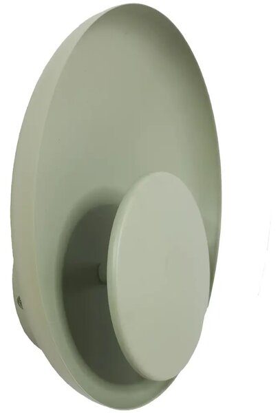 Nordlux Zelené kovové nástěnné LED světlo Marsi 21 cm