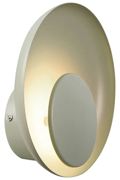 Nordlux Zelené kovové nástěnné LED světlo Marsi 21 cm
