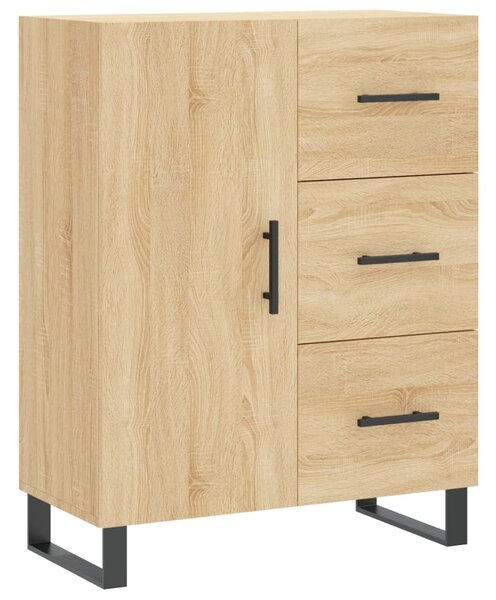 Skříň highboard dub sonoma 69,5 x 34 x 180 cm kompozitní dřevo 3189472