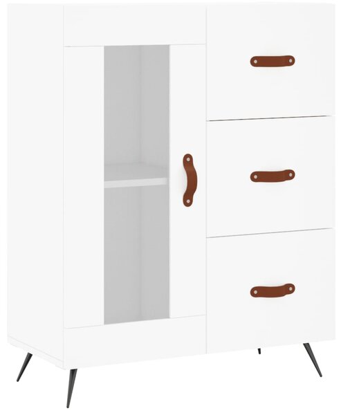 Skříň highboard bílá 69,5 x 34 x 180 cm kompozitní dřevo 3189477