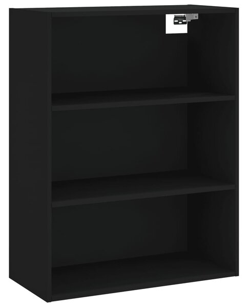 Skříň highboard černá 69,5 x 34 x 180 cm kompozitní dřevo 3189502