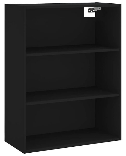 Skříň highboard černá 69,5 x 34 x 180 cm kompozitní dřevo 3189518