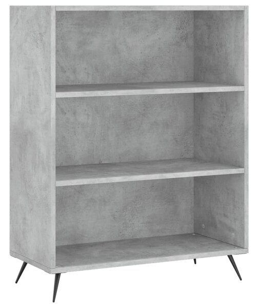 Skříň highboard betonově šedá 69,5x34x180 cm kompozitní dřevo 3200045