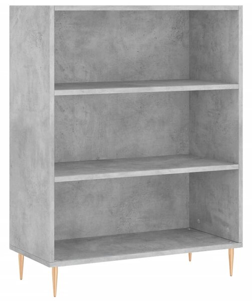 Skříň highboard betonově šedá 69,5x34x180 cm kompozitní dřevo 3196063