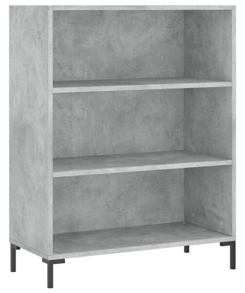 Skříň highboard betonově šedá 69,5x34x180 cm kompozitní dřevo 3196071