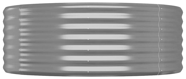 Vyvýšený záhon pozinkovaná ocel 507x100x36 cm antracitový 319011