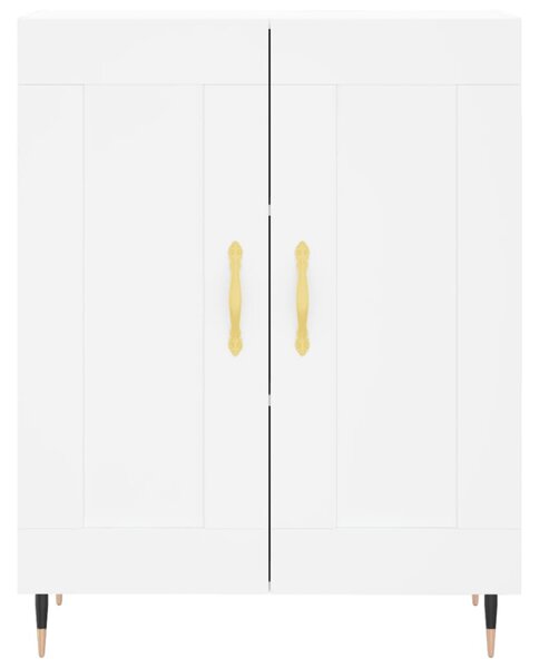Skříň highboard bílá 69,5 x 34 x 180 cm kompozitní dřevo 3189933