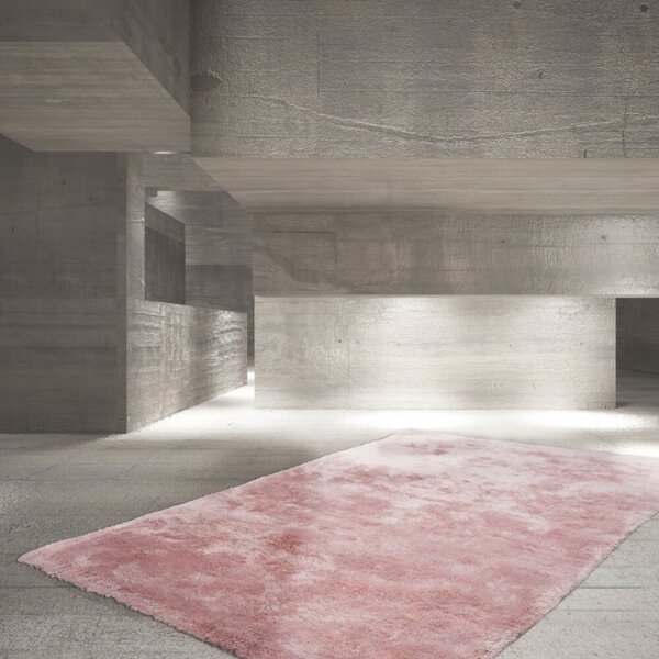 Kusový koberec Curacao 490 powderpink 60 x 110 cm-SLEVA 1 KUS 60 x 110 cm-SLEVA 1 KUS