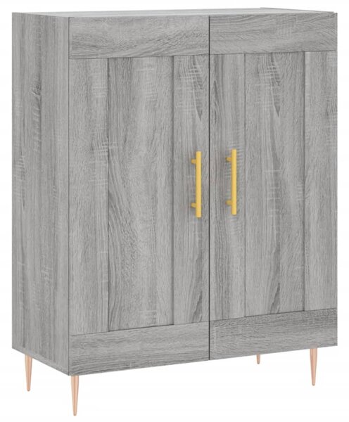 Skříň highboard šedá sonoma 69,5 x 34 x 180 cm kompozitní dřevo 3189947