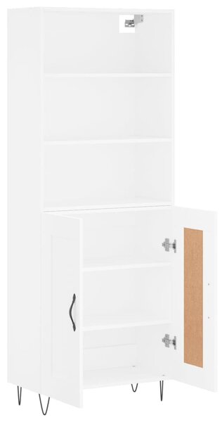 Skříň highboard bílá 69,5 x 34 x 180 cm kompozitní dřevo 3189949