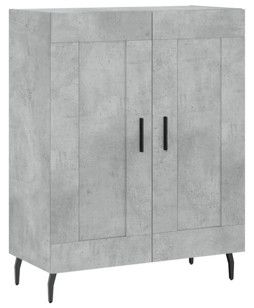 Skříň highboard betonově šedá 69,5x34x180 cm kompozitní dřevo 3198357