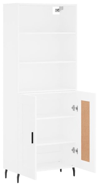 Skříň highboard bílá 69,5 x 34 x 180 cm kompozitní dřevo 3189973